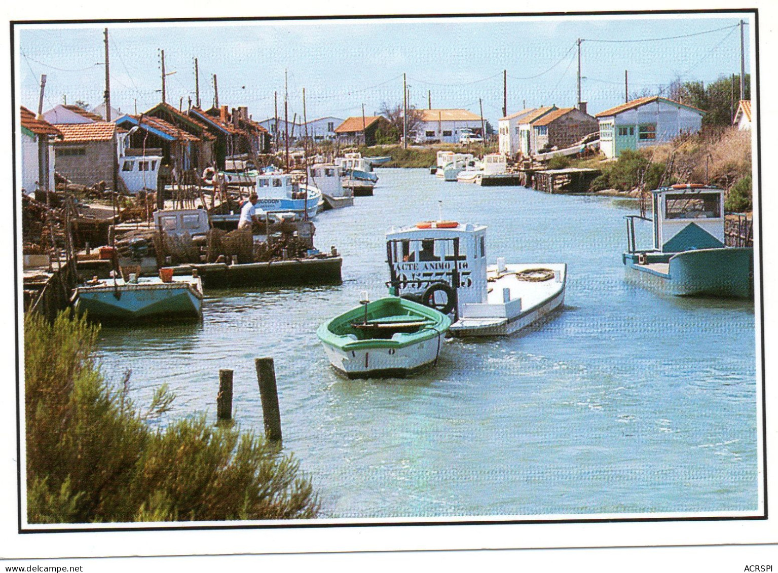 MARENNES D'Oleron  Le Chenal D'arceau Retour D'une Platte  (scan Recto-verso) Ref 1080 - Ile D'Oléron