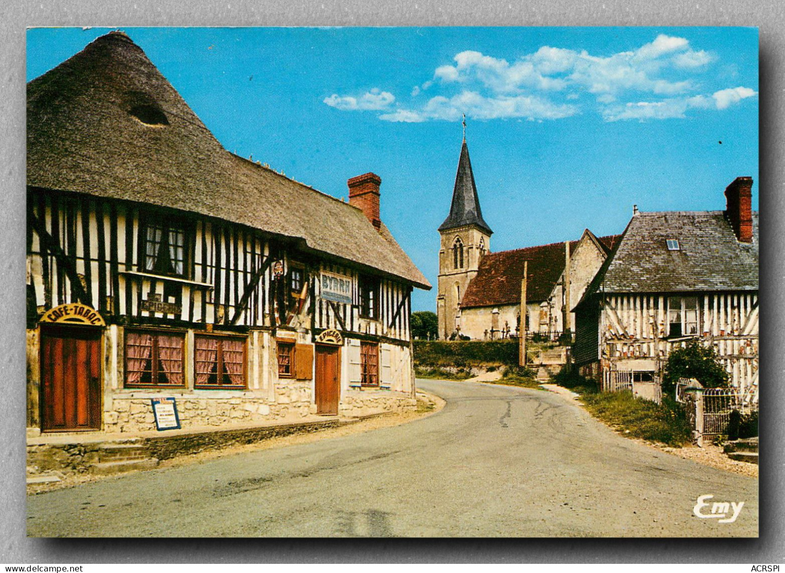 Café Tabac D'un Petit Village Du Pays D'auge Verson  (scan Recto-verso) Ref 1075 - Other & Unclassified