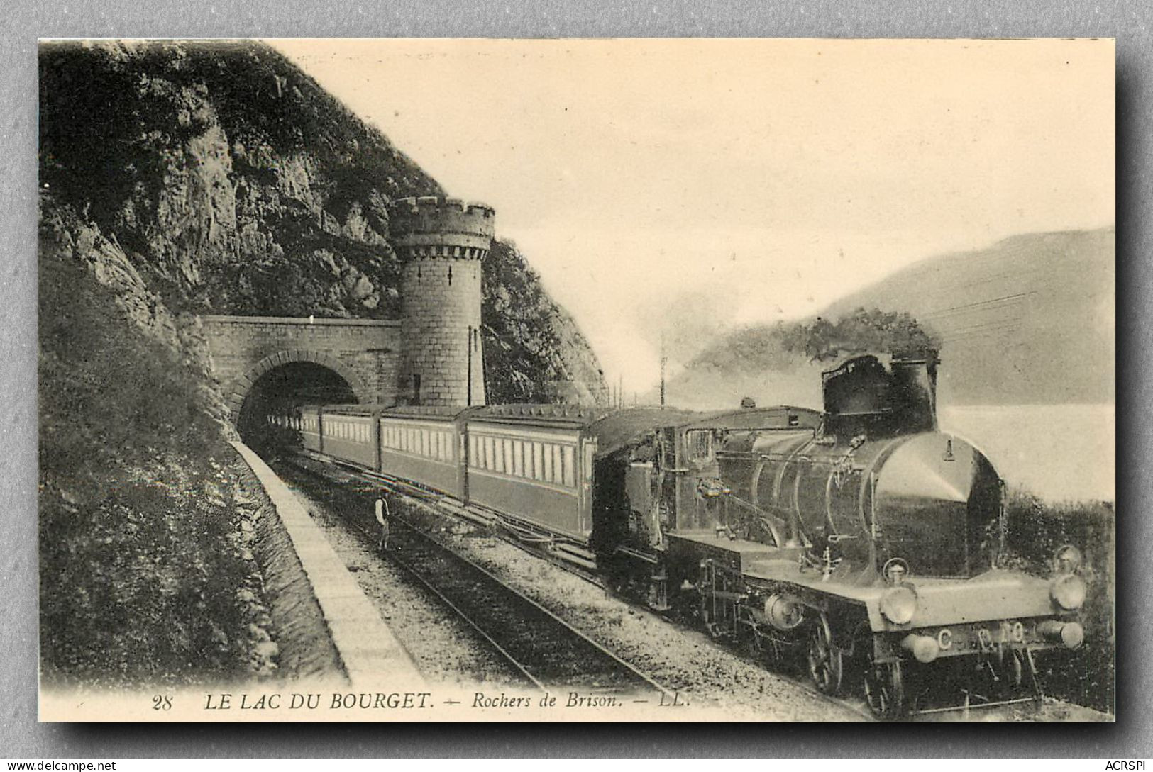 Le Lac Du Bourget Les Rochers De Brison  (scan Recto-verso) Ref 1076 - Le Bourget Du Lac