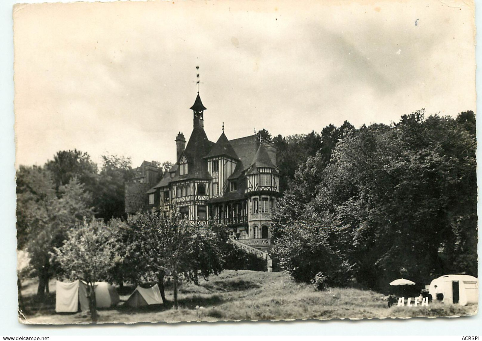 VILLERVILLE Le Camping Du Manoir De Clairefontaine  (scan Recto-verso) Ref 1074 - Villerville