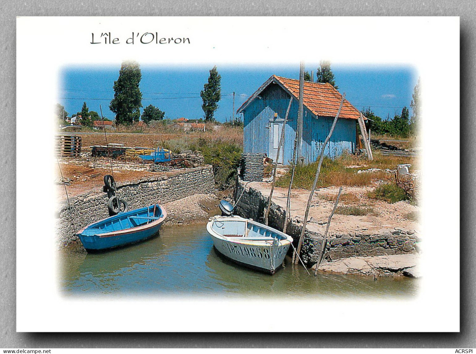 OLERON  Cabane Ostreicole à ORS (scan Recto-verso) Ref 1073 - Ile D'Oléron