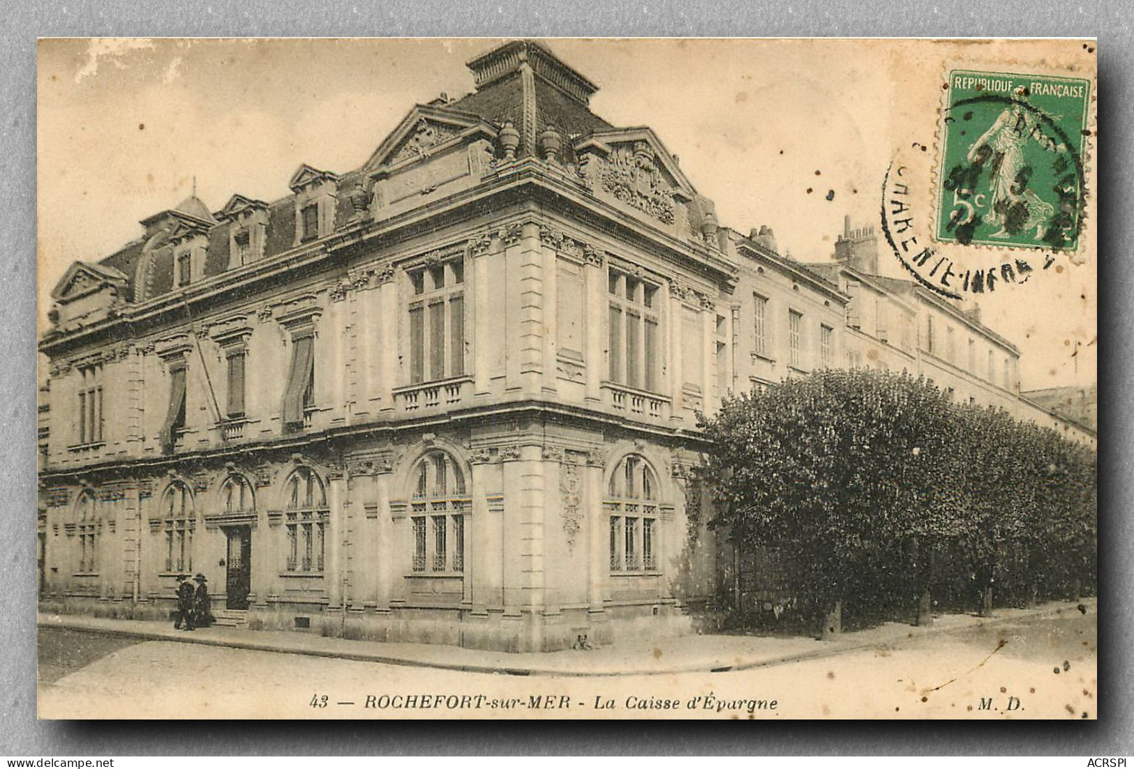 ROCHEFORT   La Caisse D'épargne (scan Recto-verso) Ref 1072 - Rochefort