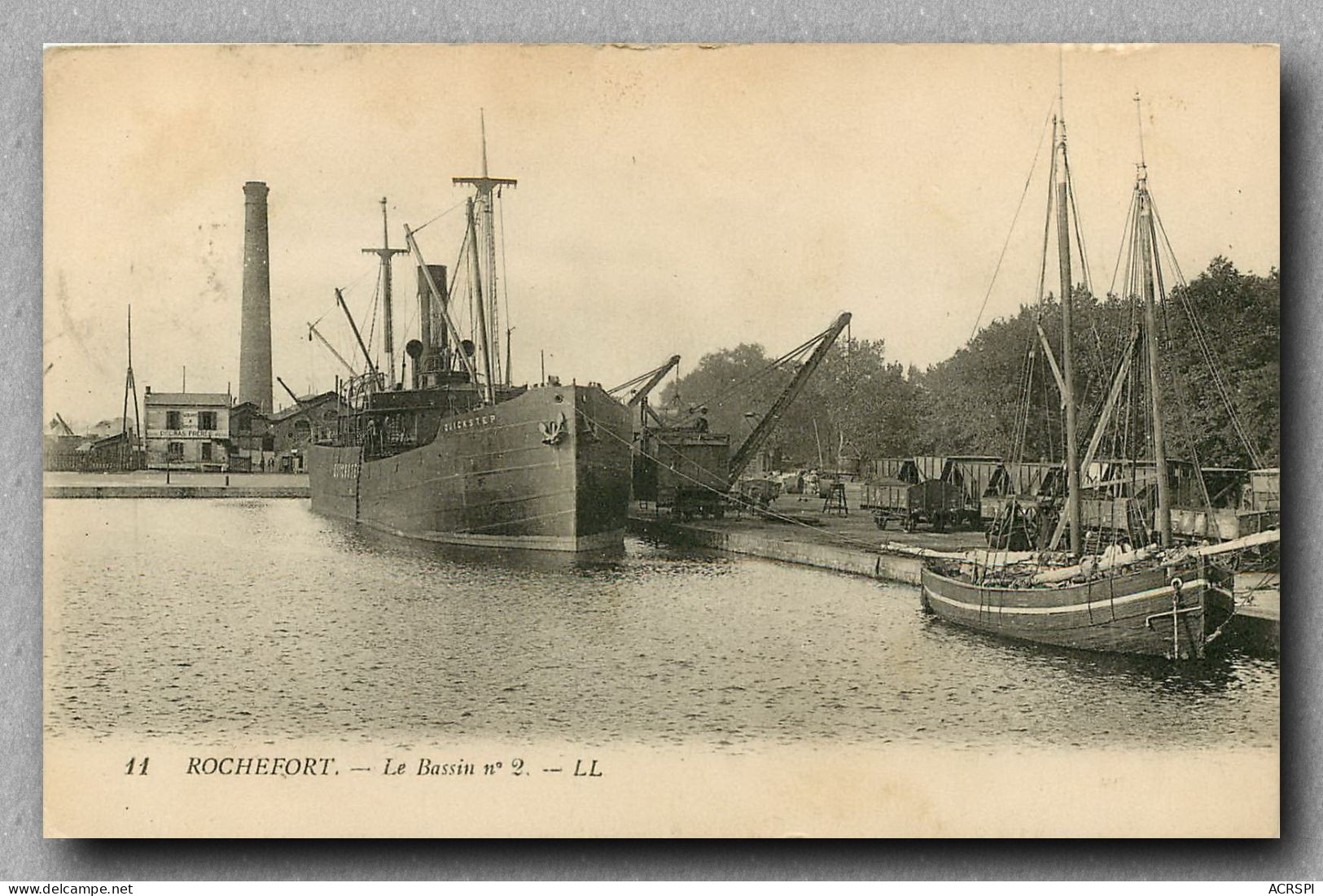 ROCHEFORT  Le Bassin N° 2  (scan Recto-verso) Ref 1072 - Rochefort