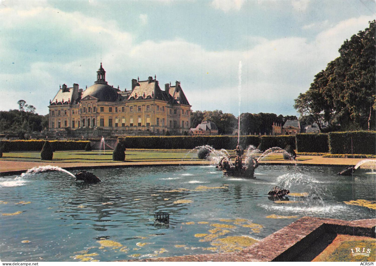 77 Château De Vaux-le-Vicomte Bassin De La Couronne Maincy   (Scan R/V) N°   25   \PP1099Vic - Vaux Le Vicomte