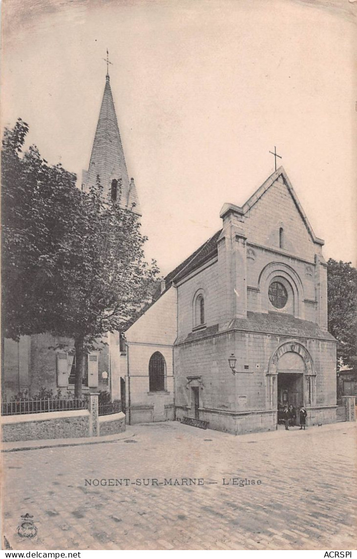 94  Nogent-sur-Marne L'église  (Scan R/V) N°   25   \PP1099Und - Nogent Sur Marne