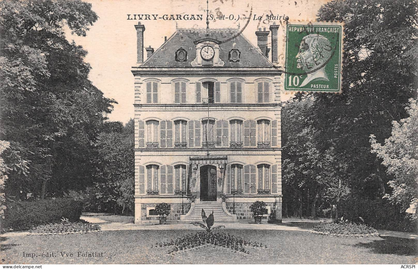 93  Livry-Gargan  La Mairie   (Scan R/V) N°   20   \PP1099Und - Livry Gargan