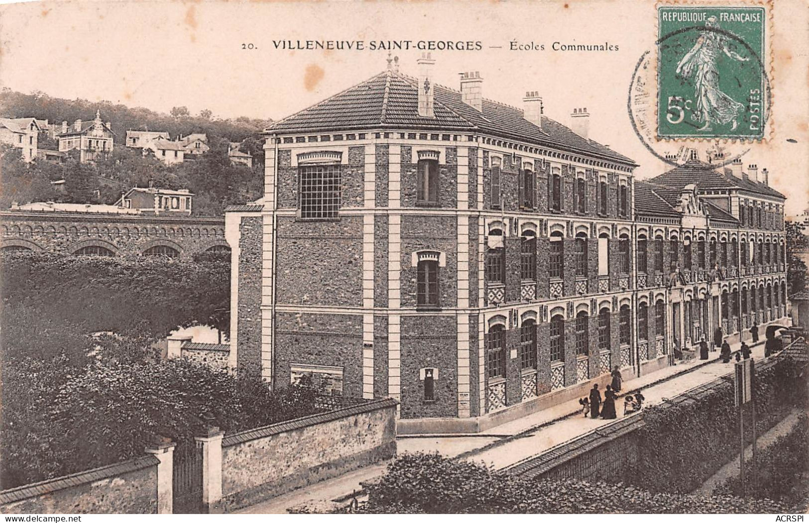 94  Villeneuve-Saint-Georges  écoles Communales         (Scan R/V) N°   5   \PP1099Und - Villeneuve Saint Georges