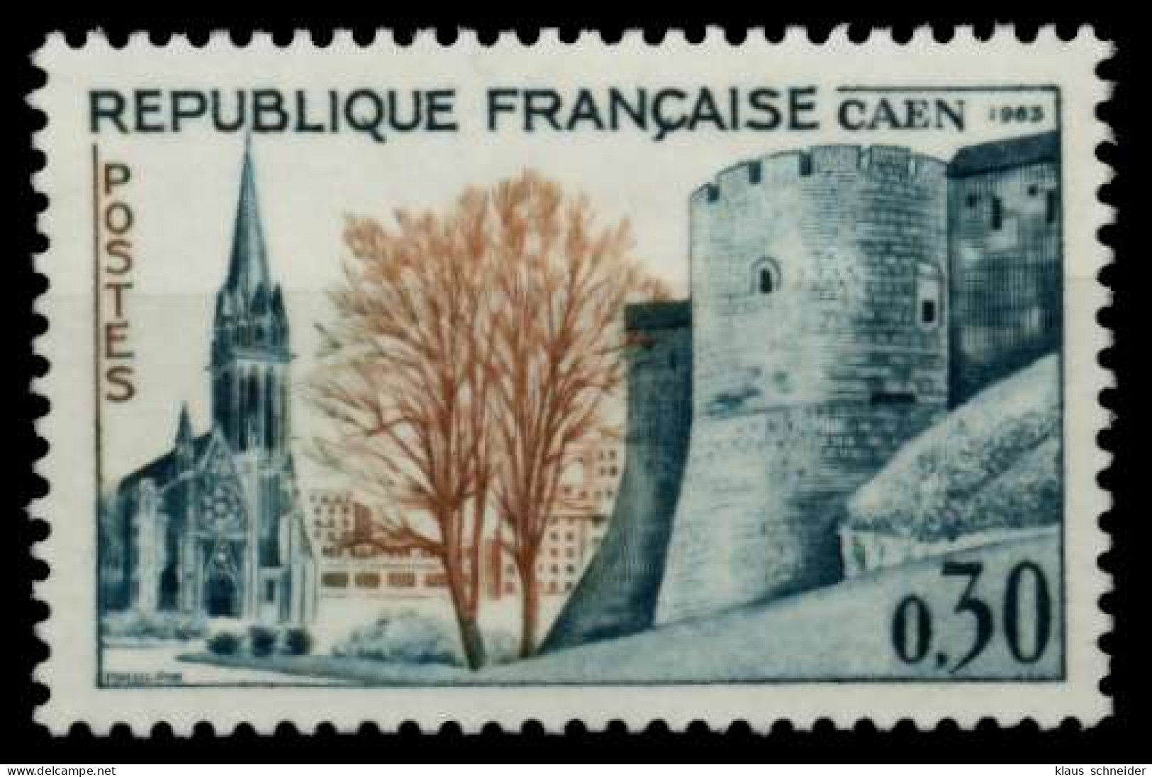 FRANKREICH 1963 Nr 1442 Postfrisch S028F8E - Unused Stamps