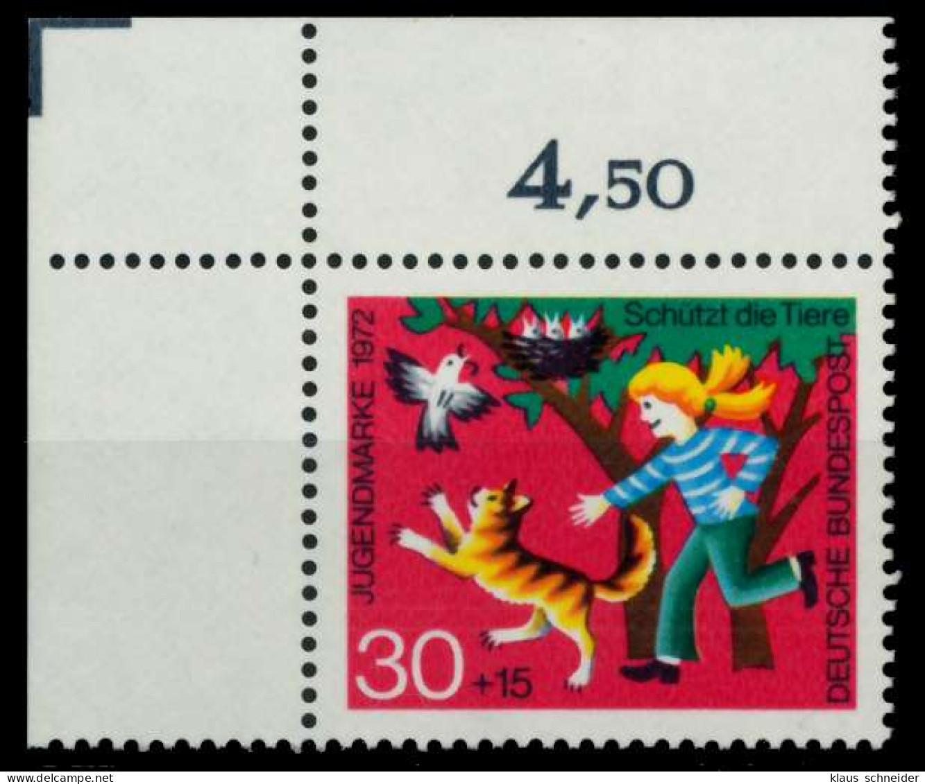 BRD 1972 Nr 713 Postfrisch ECKE-OLI X8CD99A - Unused Stamps