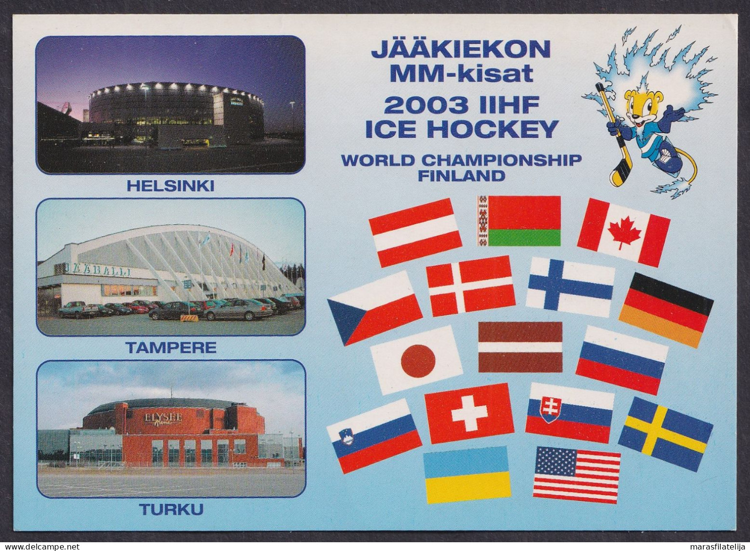Finland 2003, Ice Hockey, World Championship, Beautiful Special Card - Other & Unclassified