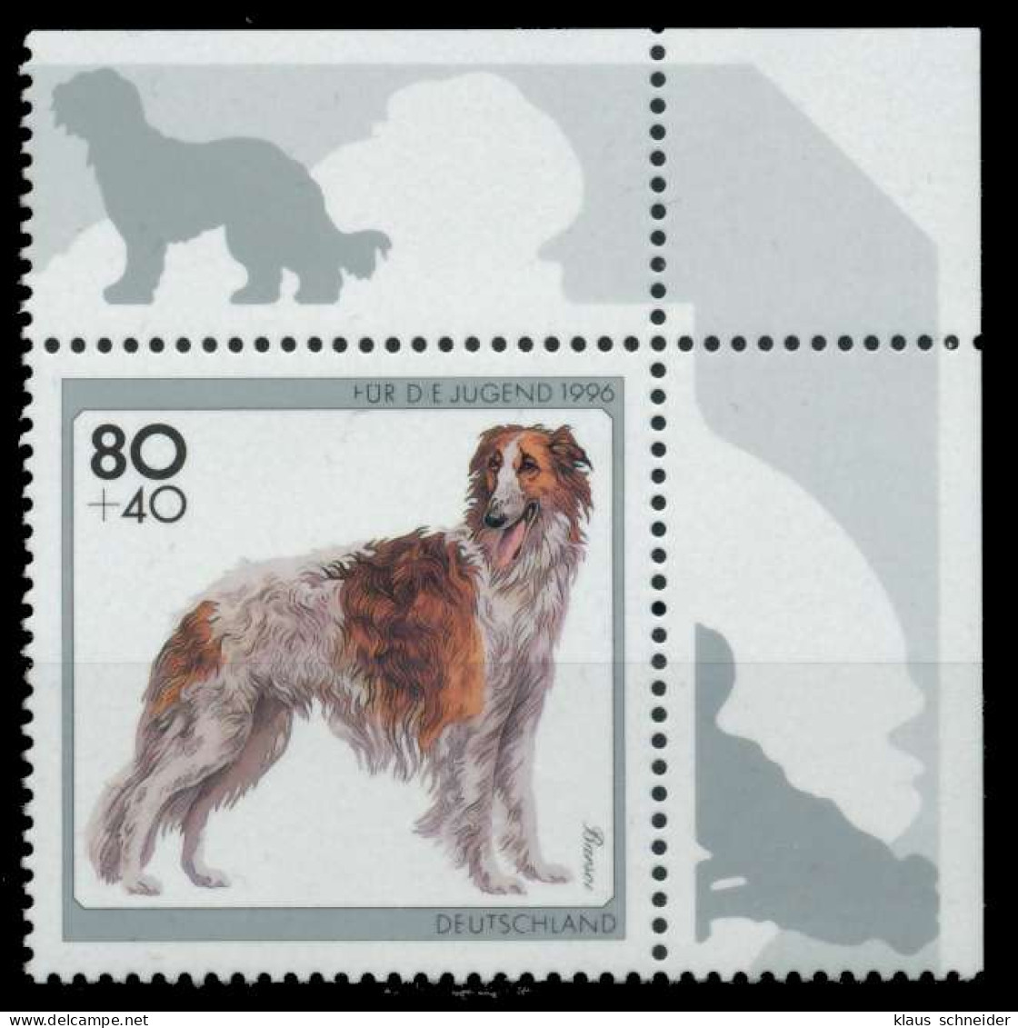 BRD 1996 Nr 1836 Postfrisch ECKE-ORE X8FBCA2 - Unused Stamps