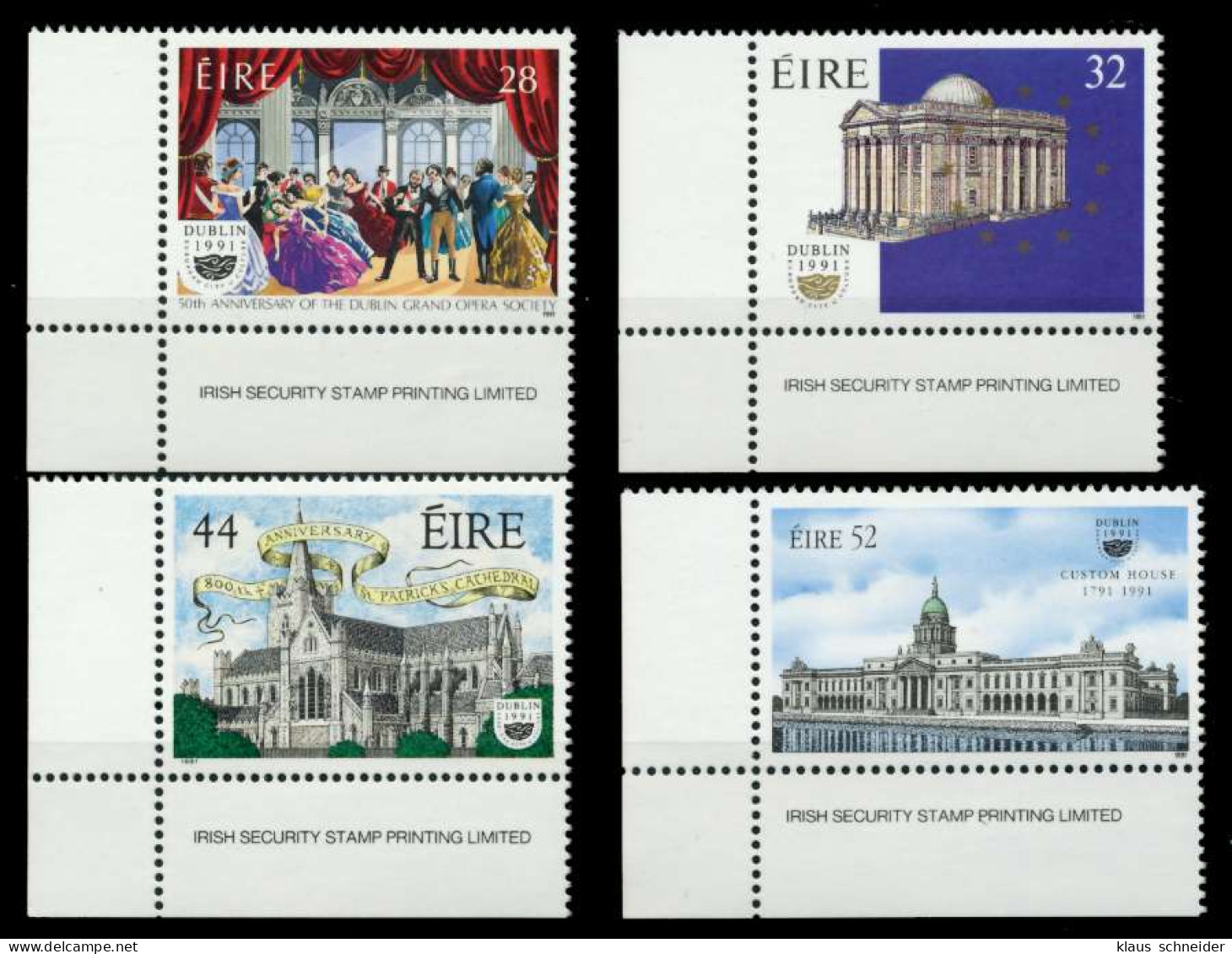 IRLAND Nr 755-758 Postfrisch ECKE-ULI X91A06E - Unused Stamps