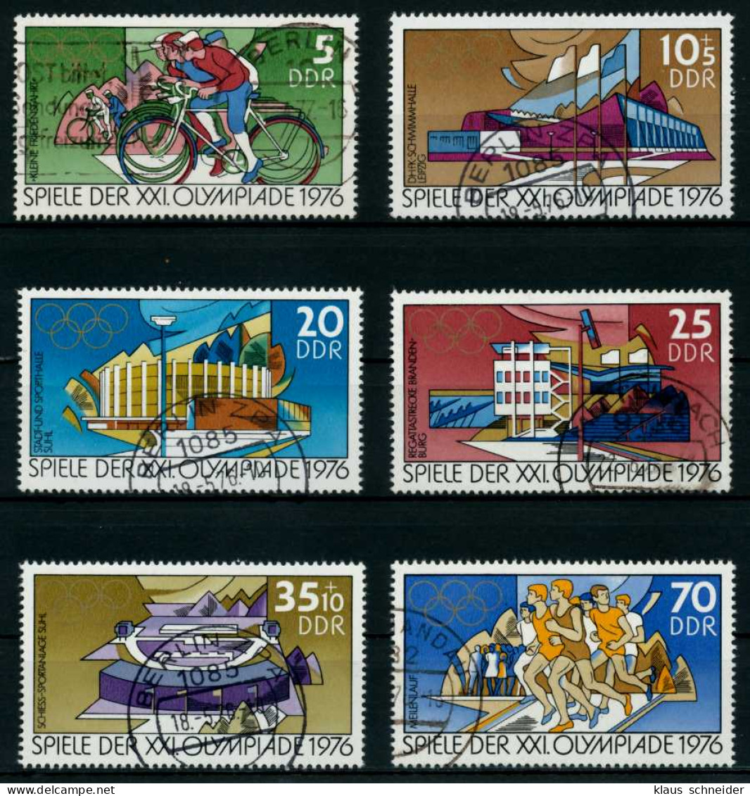 DDR 1976 Nr 2126-2131 Gestempelt X69F84A - Used Stamps