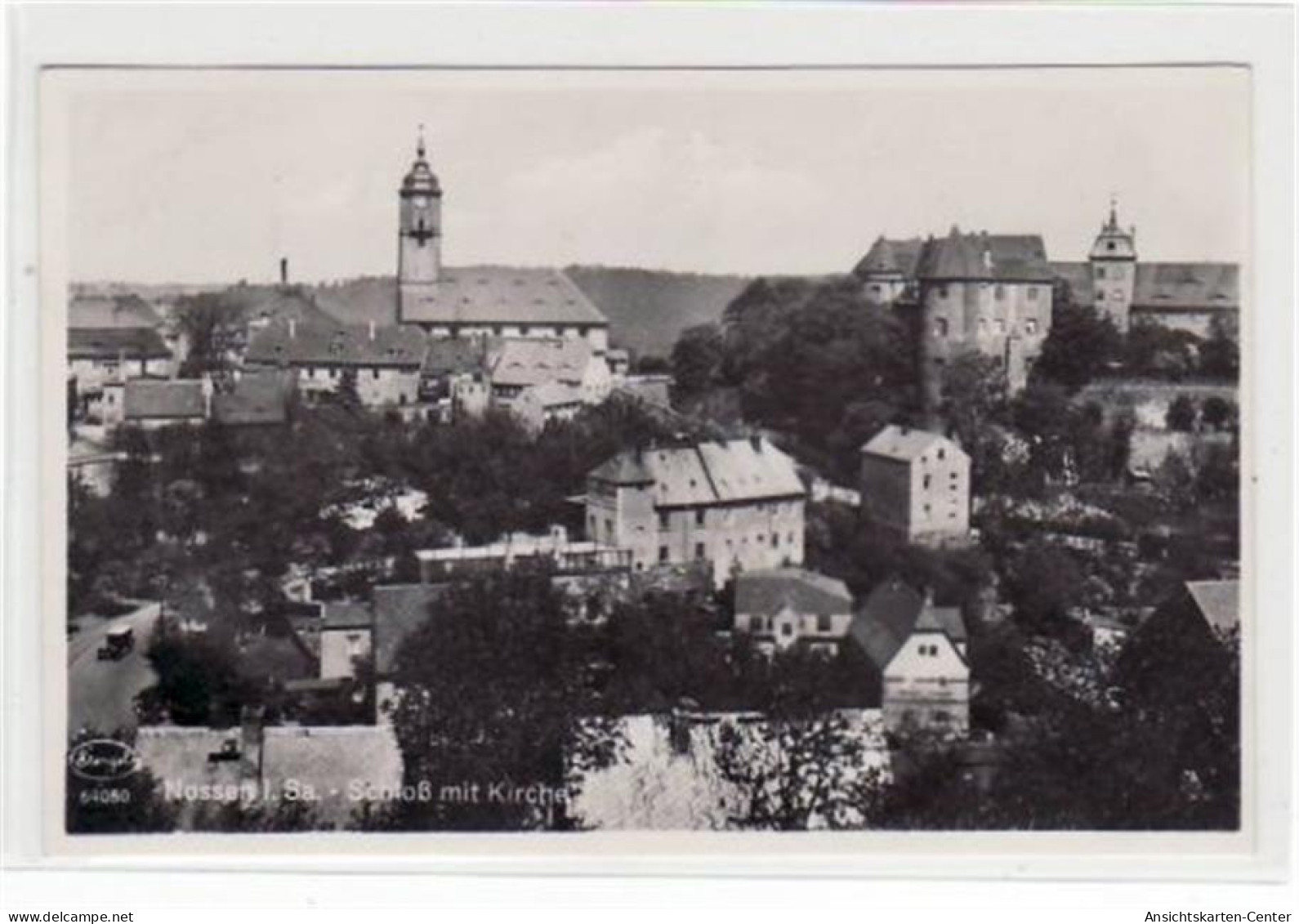 39029708 - Nossen Mit Schloss Und Kirche Gelaufen Von 1936. Gute Erhaltung. - Nossen