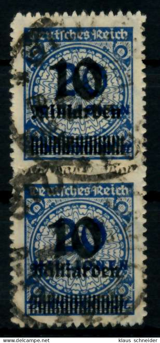 D-REICH INFLA Nr 335BP Zentrisch Gestempelt Gepr. X7247D6 - Used Stamps