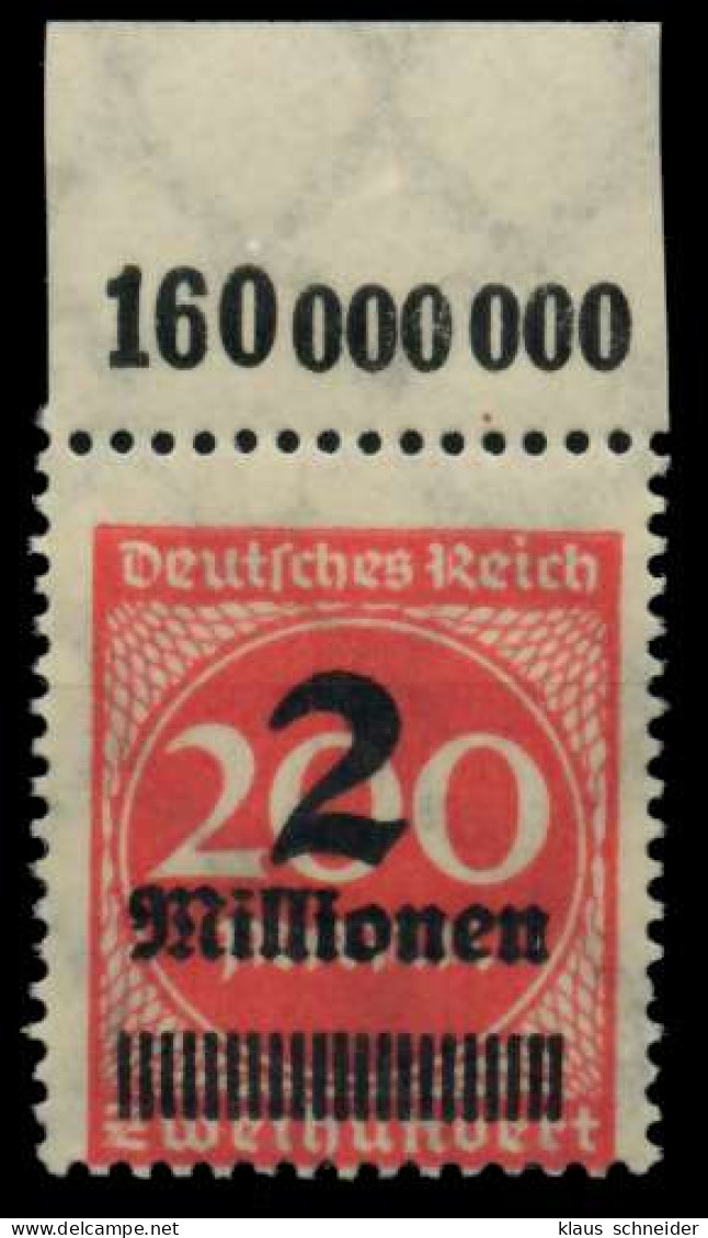 D-REICH INFLA Nr 309APa OR Postfrisch ORA X72B632 - Unused Stamps