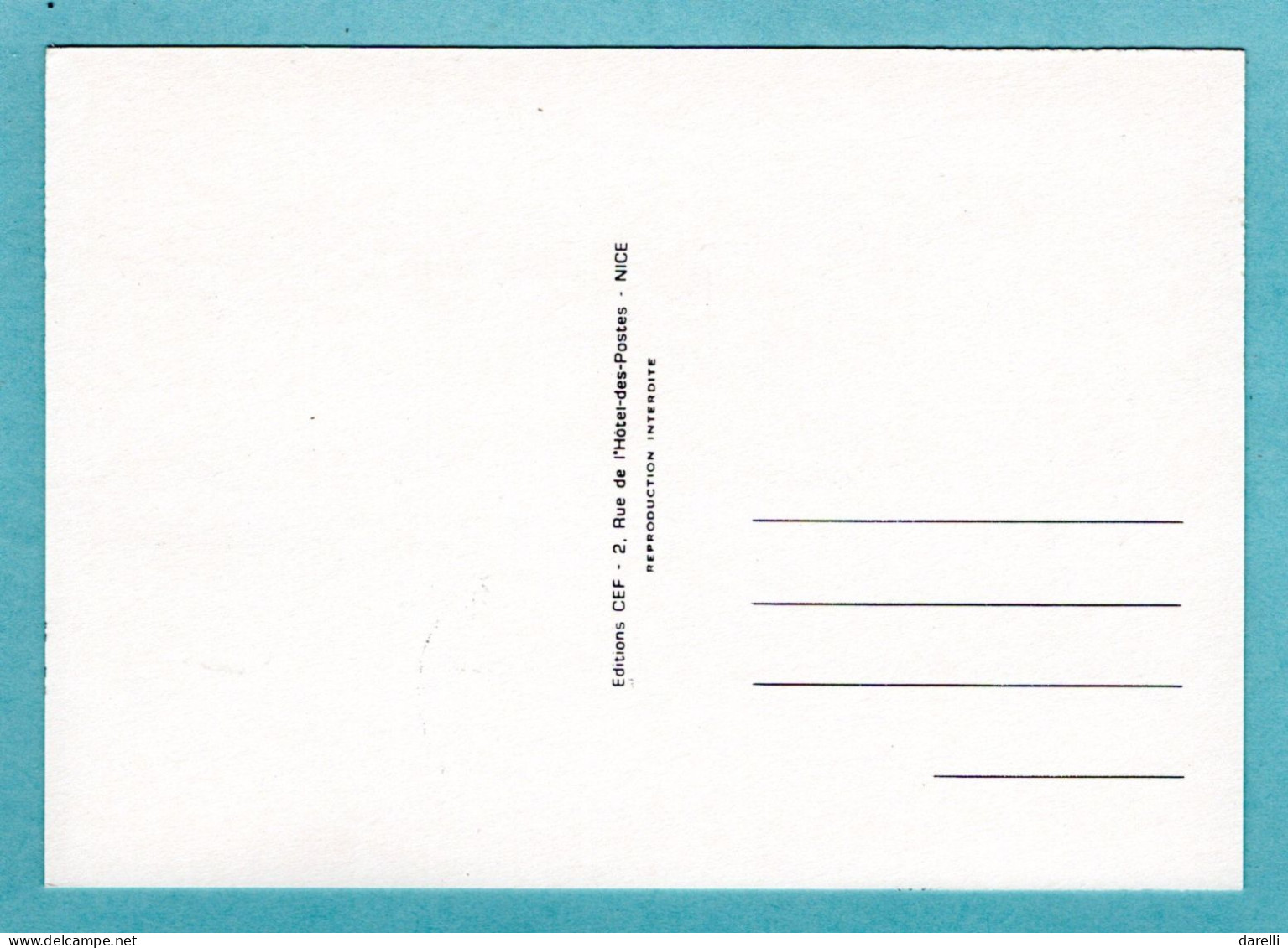 Carte Maximum 1989 - Yves Klein - Anthropométrie De L'époque Bleue - YT 5861 - Paris - 1980-1989