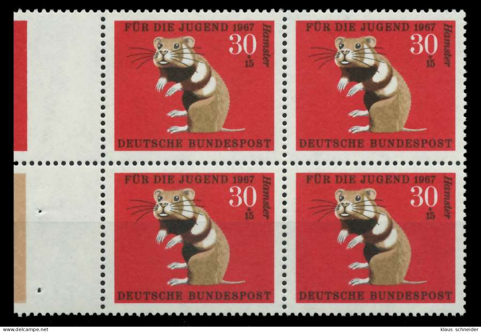 BRD 1967 Nr 531 Postfrisch VIERERBLOCK SRA X7F0906 - Unused Stamps