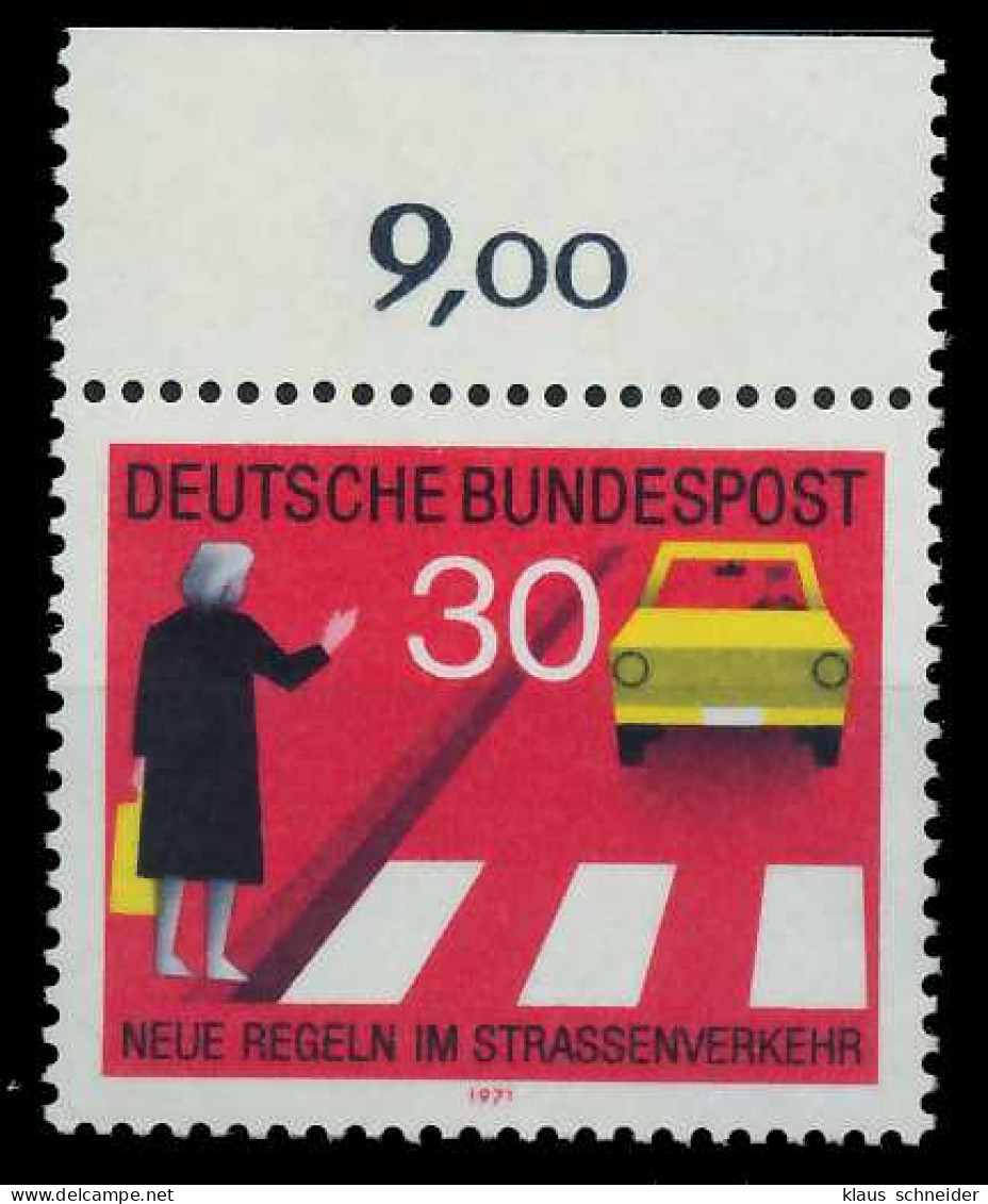 BRD 1971 Nr 673 Postfrisch ORA X7F9BB2 - Unused Stamps