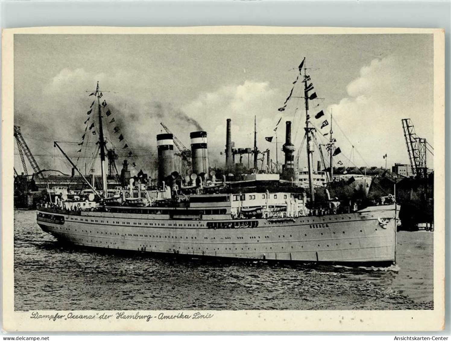 39273808 - Dampfer Oceana Hamburg Amerika Linie - Steamers