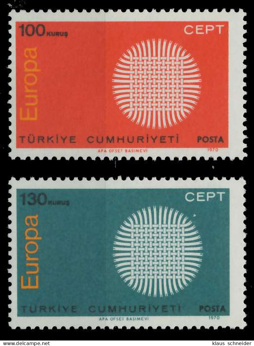 TÜRKEI 1970 Nr 2179-2180 Postfrisch X809BCE - Nuevos