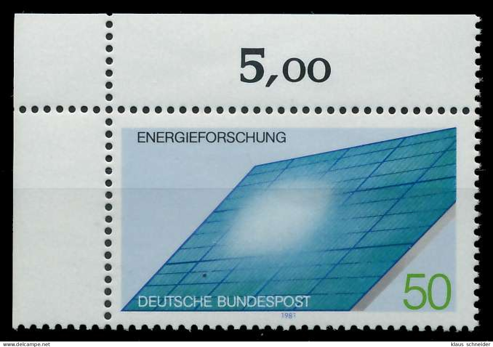 BRD 1981 Nr 1101 Postfrisch ECKE-OLI S628C8E - Ungebraucht