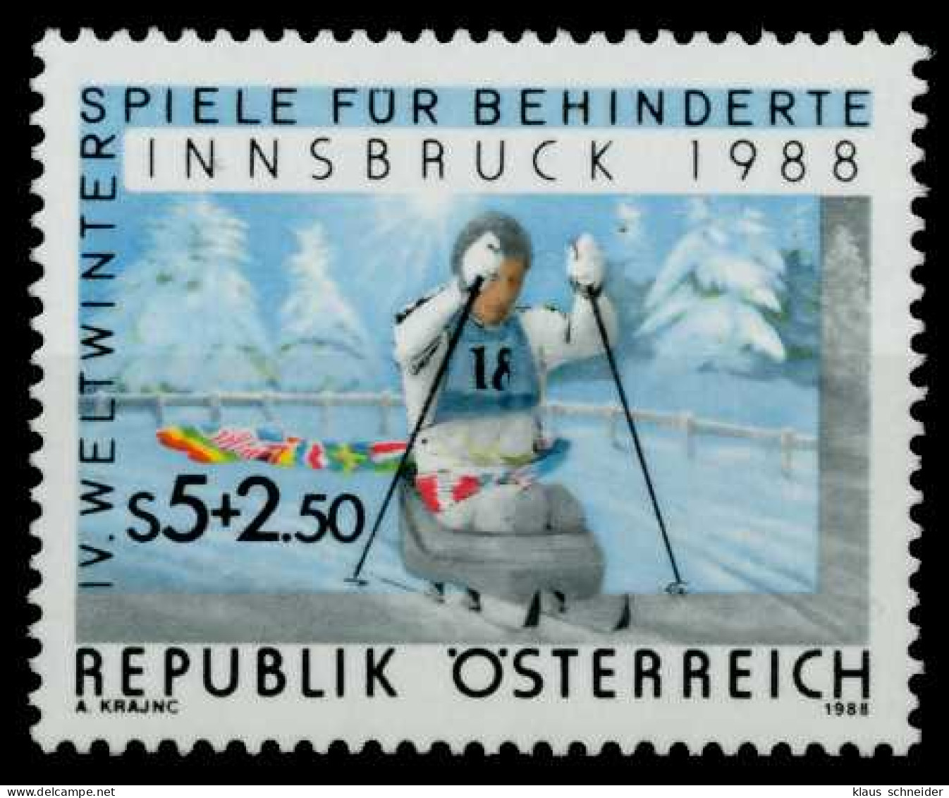ÖSTERREICH 1988 Nr 1910 Postfrisch S74373A - Unused Stamps
