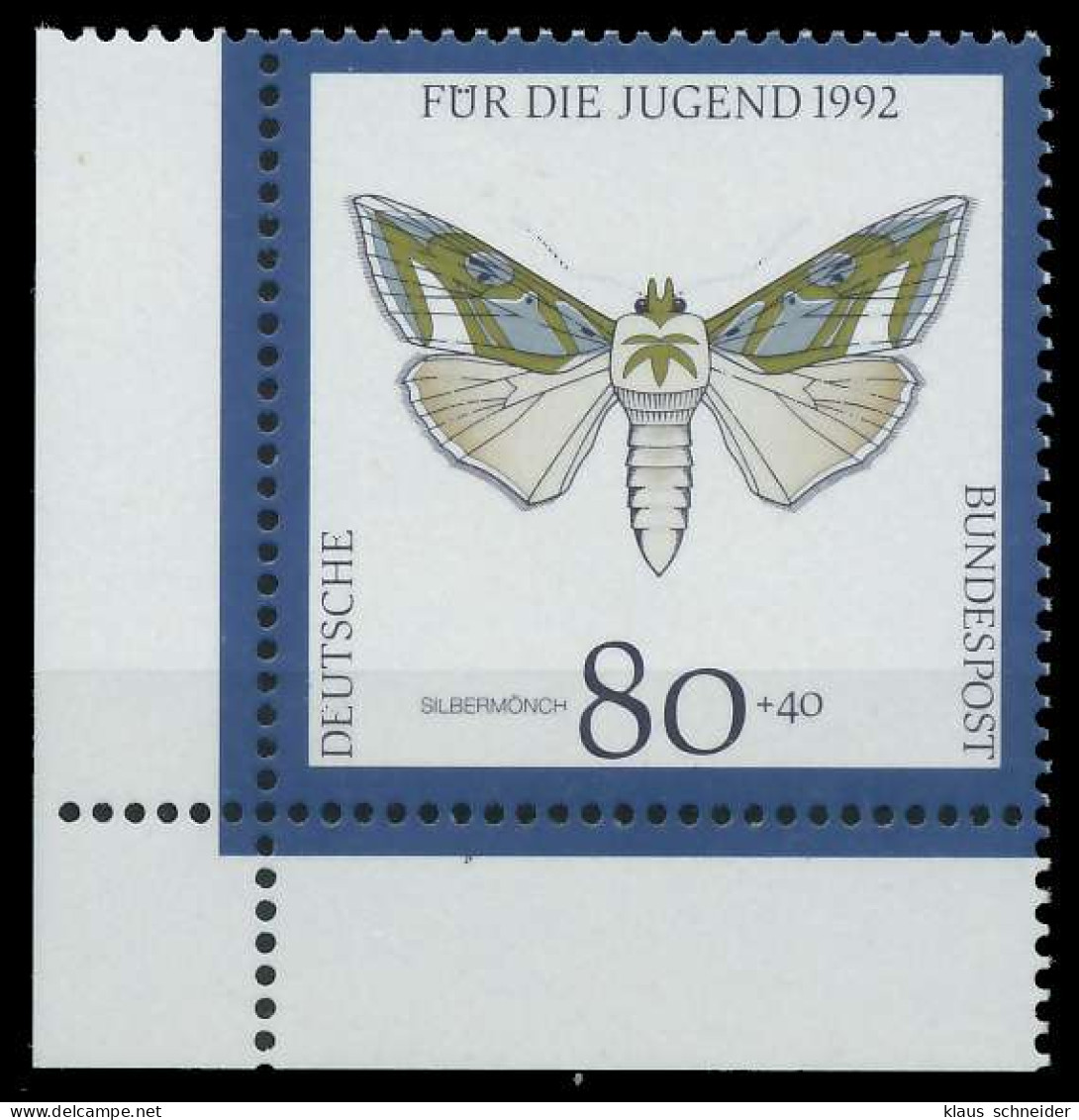 BRD 1992 Nr 1604 Postfrisch ECKE-ULI S77463A - Neufs