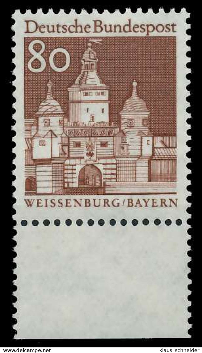 BRD DS BAUWERKE 2 Nr 498 Postfrisch URA X920936 - Unused Stamps