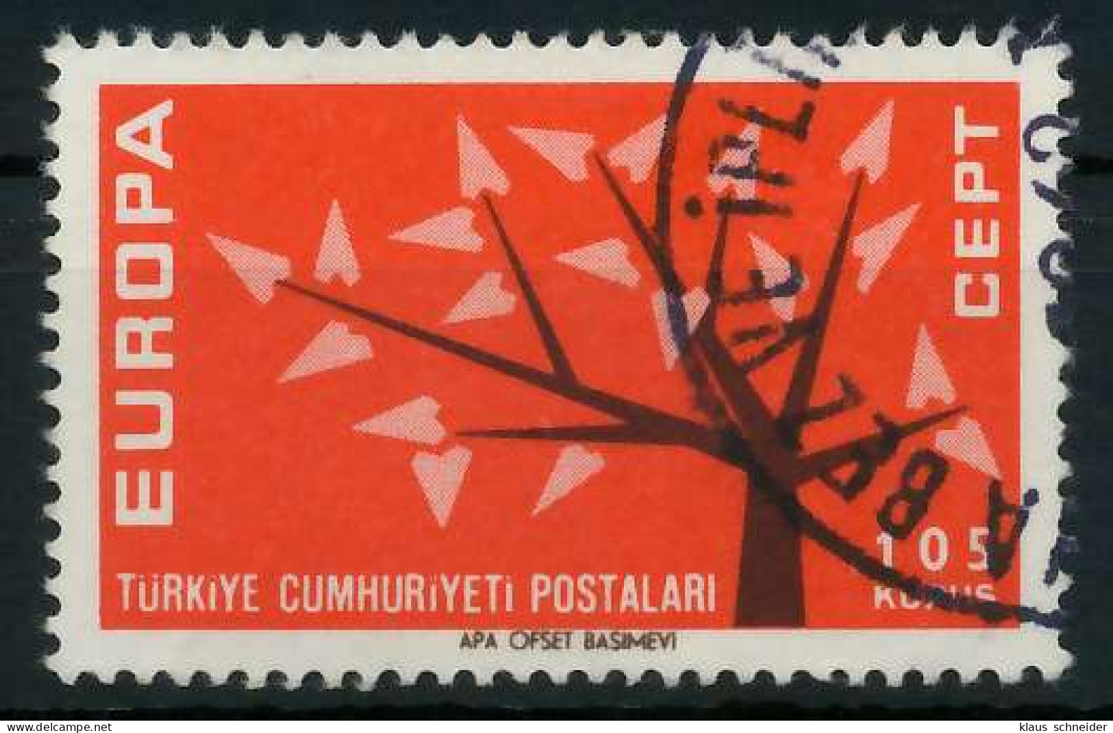 TÜRKEI 1962 Nr 1844 Gestempelt X9B03BE - Used Stamps