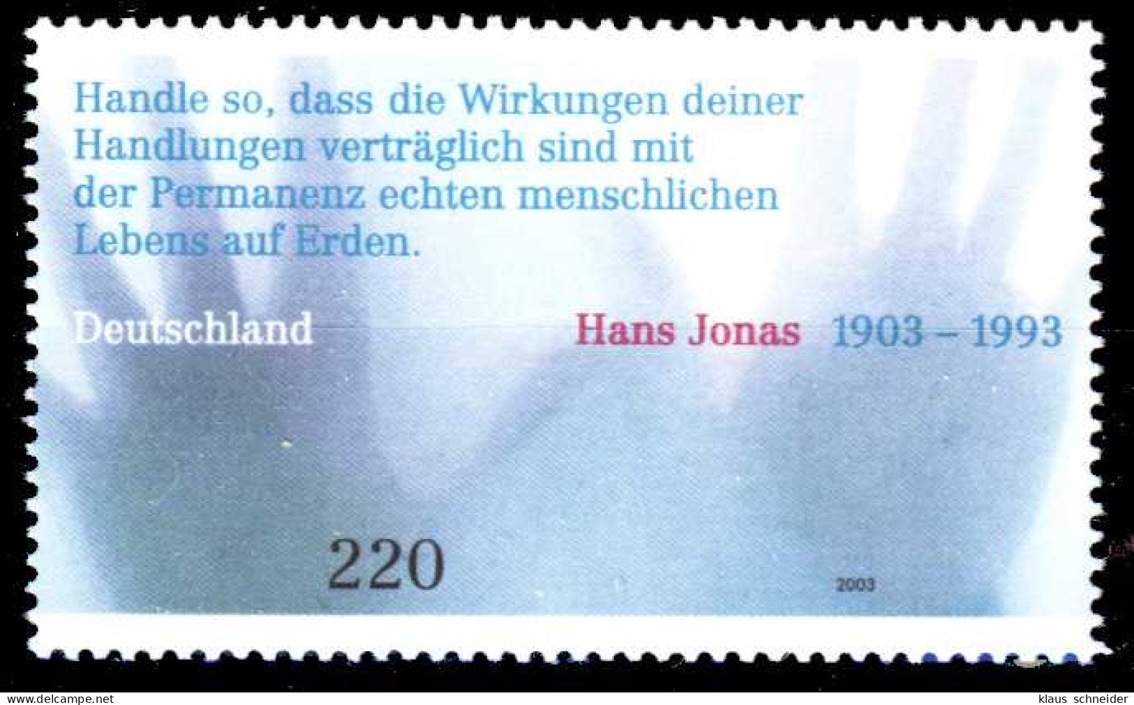 BRD BUND 2003 Nr 2338 Postfrisch SE19052 - Unused Stamps