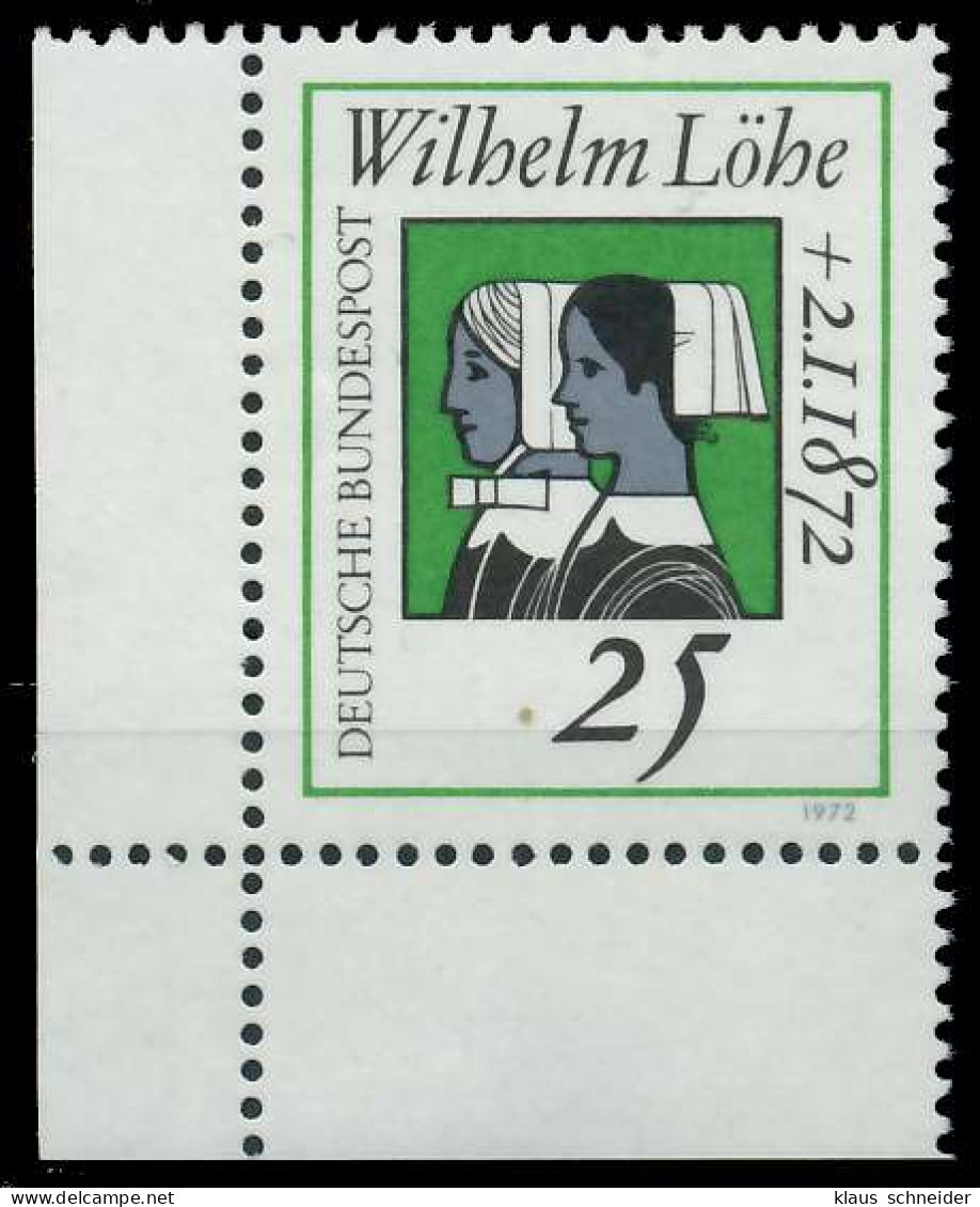 BRD BUND 1972 Nr 710 Postfrisch ECKE-ULI X31026E - Unused Stamps