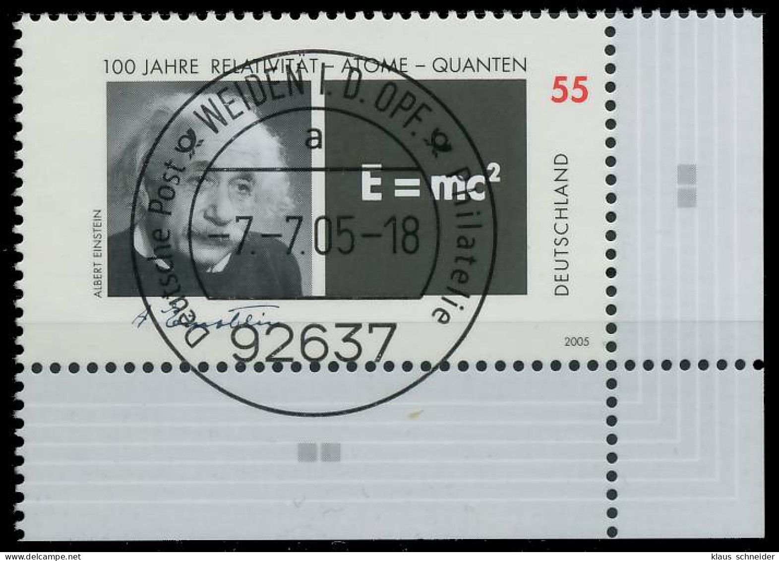 BRD BUND 2005 Nr 2475 Zentrisch Gestempelt ECKE-URE X393D0A - Used Stamps