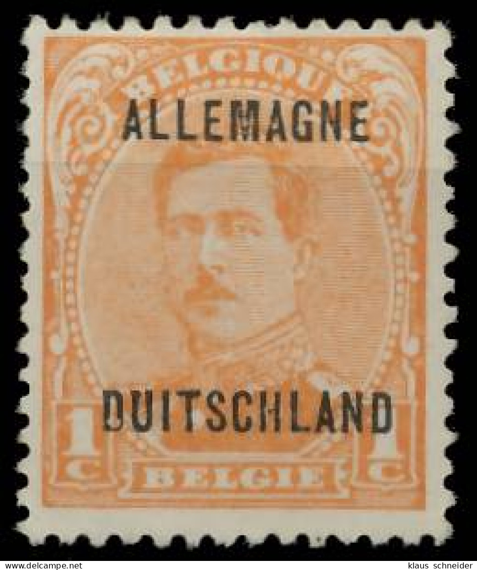 BELGISCHE MILITÄRP. RHEINLAND Nr 1 Ungebraucht X425FB6 - Occupation 1914-18