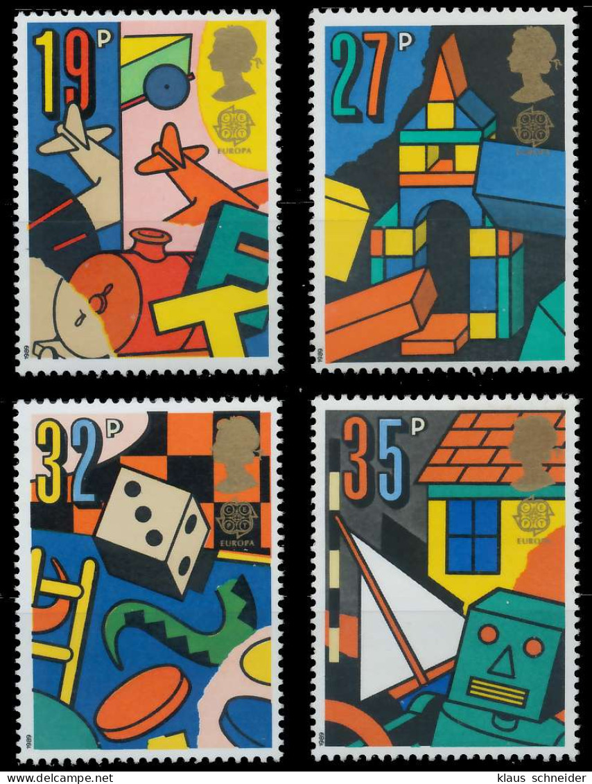 GROSSBRITANNIEN 1989 Nr 1202-1205 Postfrisch S1FD402 - Unused Stamps