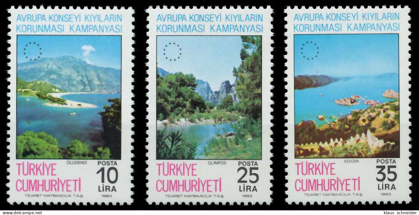 TÜRKEI 1983 Nr 2640-2642 Postfrisch S22764A - Unused Stamps