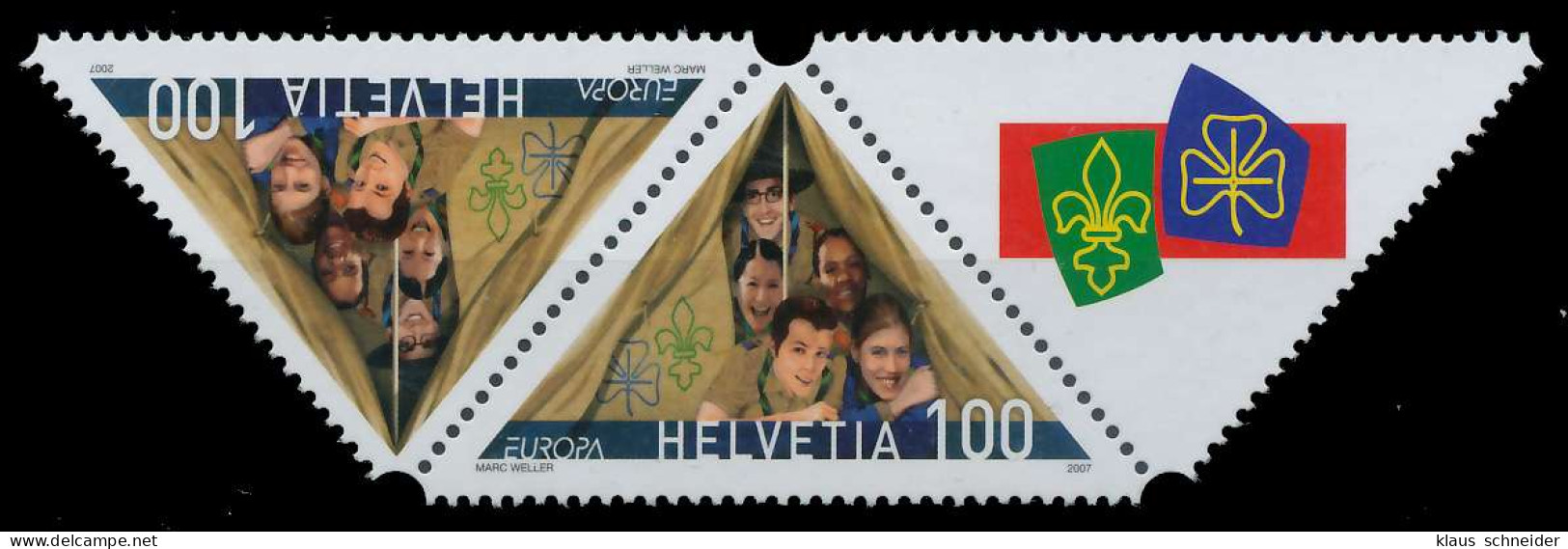 SCHWEIZ 2007 Nr 2011KDa Postfrisch WAAGR PAAR X69170E - Unused Stamps
