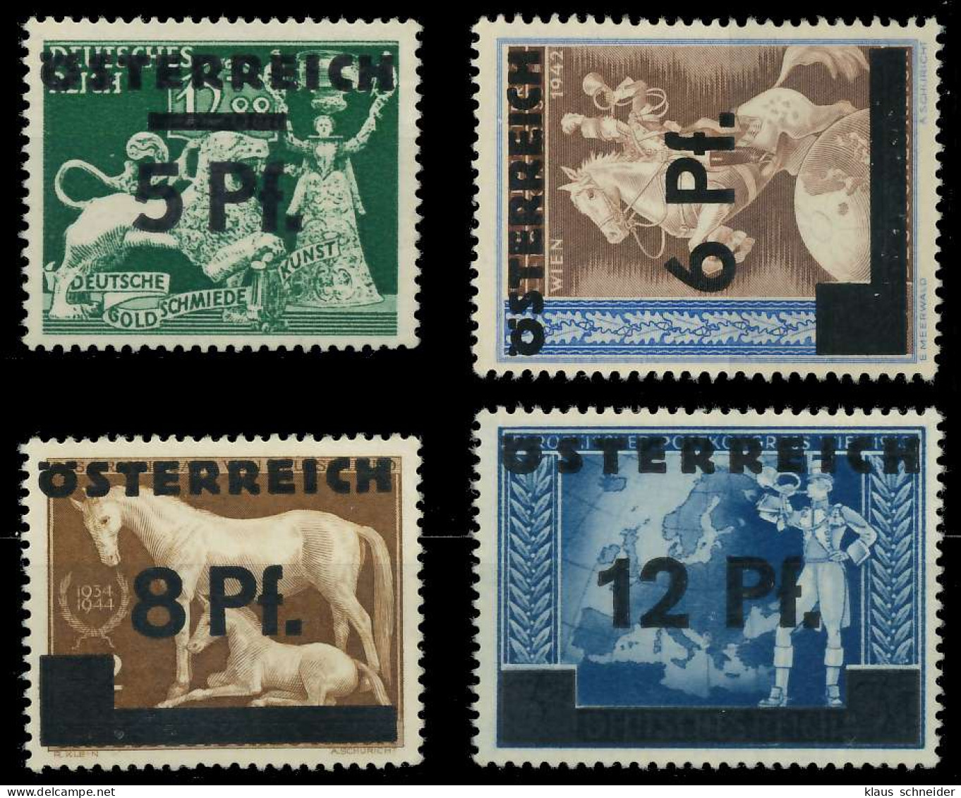 ÖSTERREICH 1945 Nr 664-667 Postfrisch X707706 - Ongebruikt