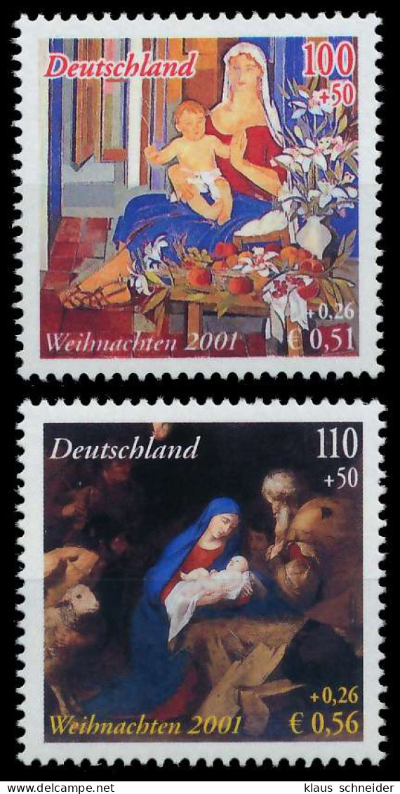 BRD BUND 2001 Nr 2226-2227 Postfrisch S3D7C9E - Unused Stamps