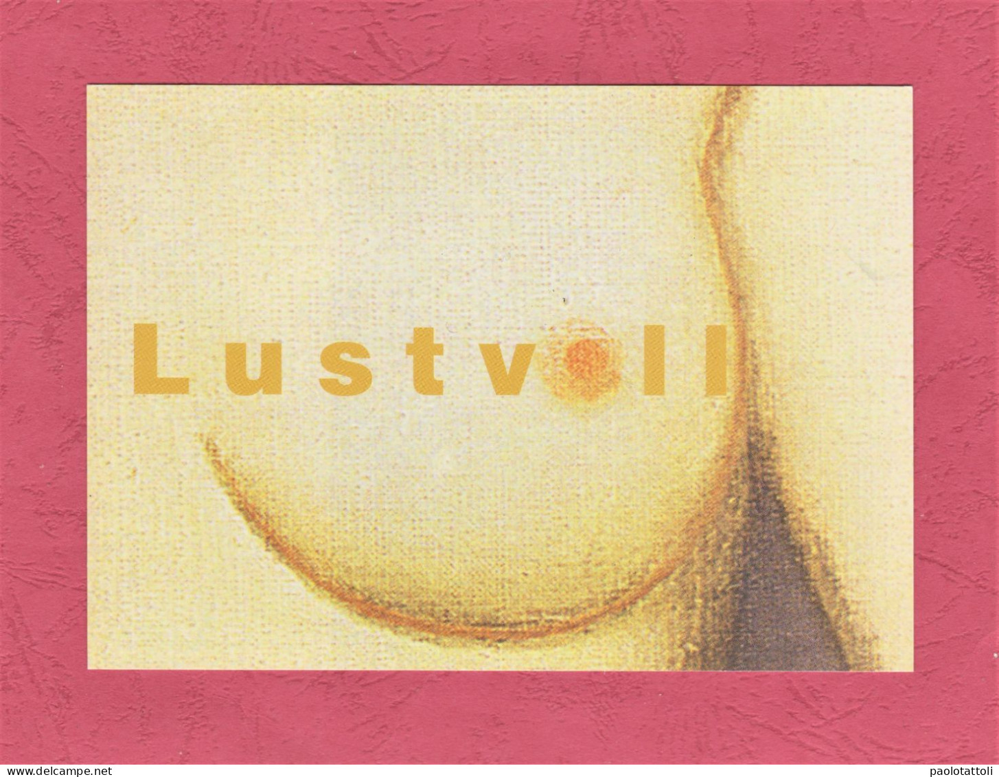 Advertising Post Card- Hotel Berlinerhof, Kiel ( Germany)- Lustvoller. Stadard Size , - Hotels & Restaurants