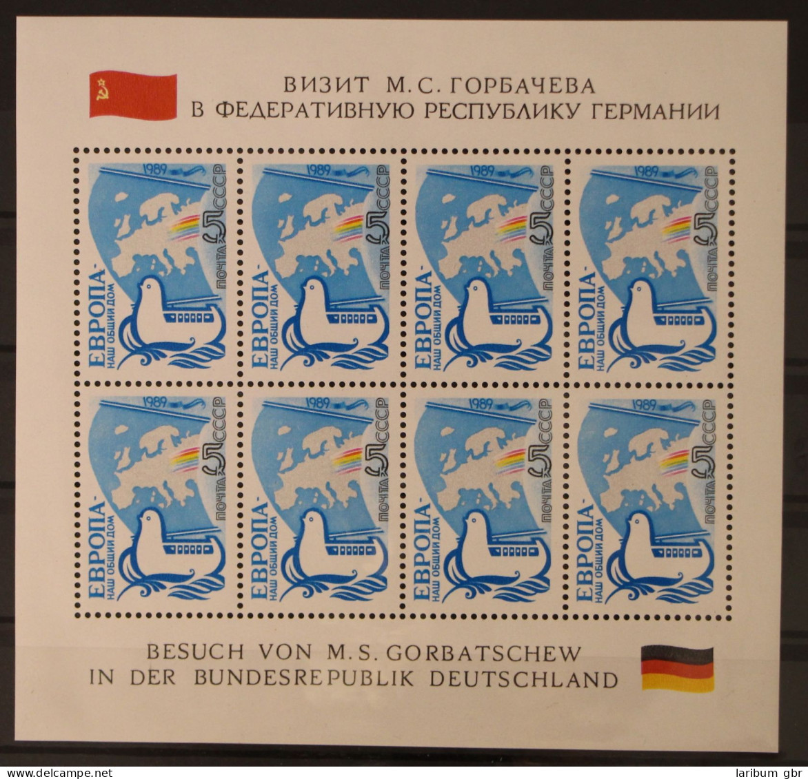 Sowjetunion 5955 Postfrisch Kleinbogen / Europa #GG117 - Autres & Non Classés