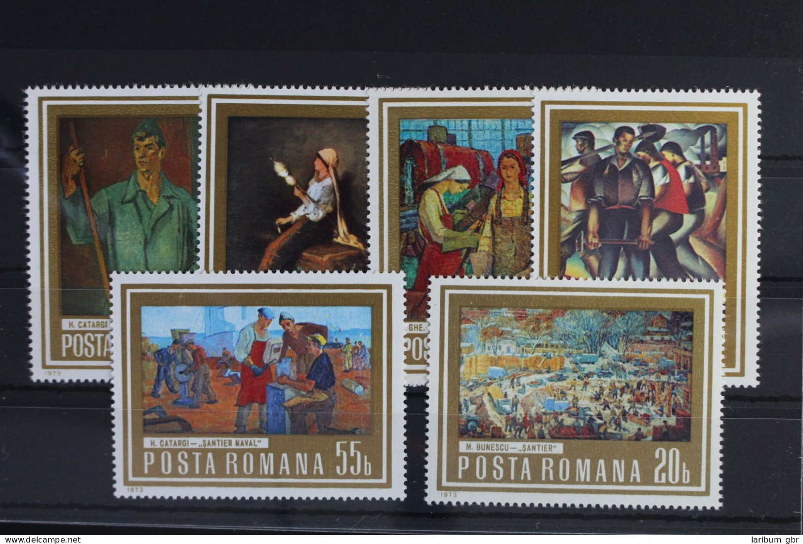 Rumänien 3150-3155 Postfrisch Gemälde #WW211 - Otros & Sin Clasificación