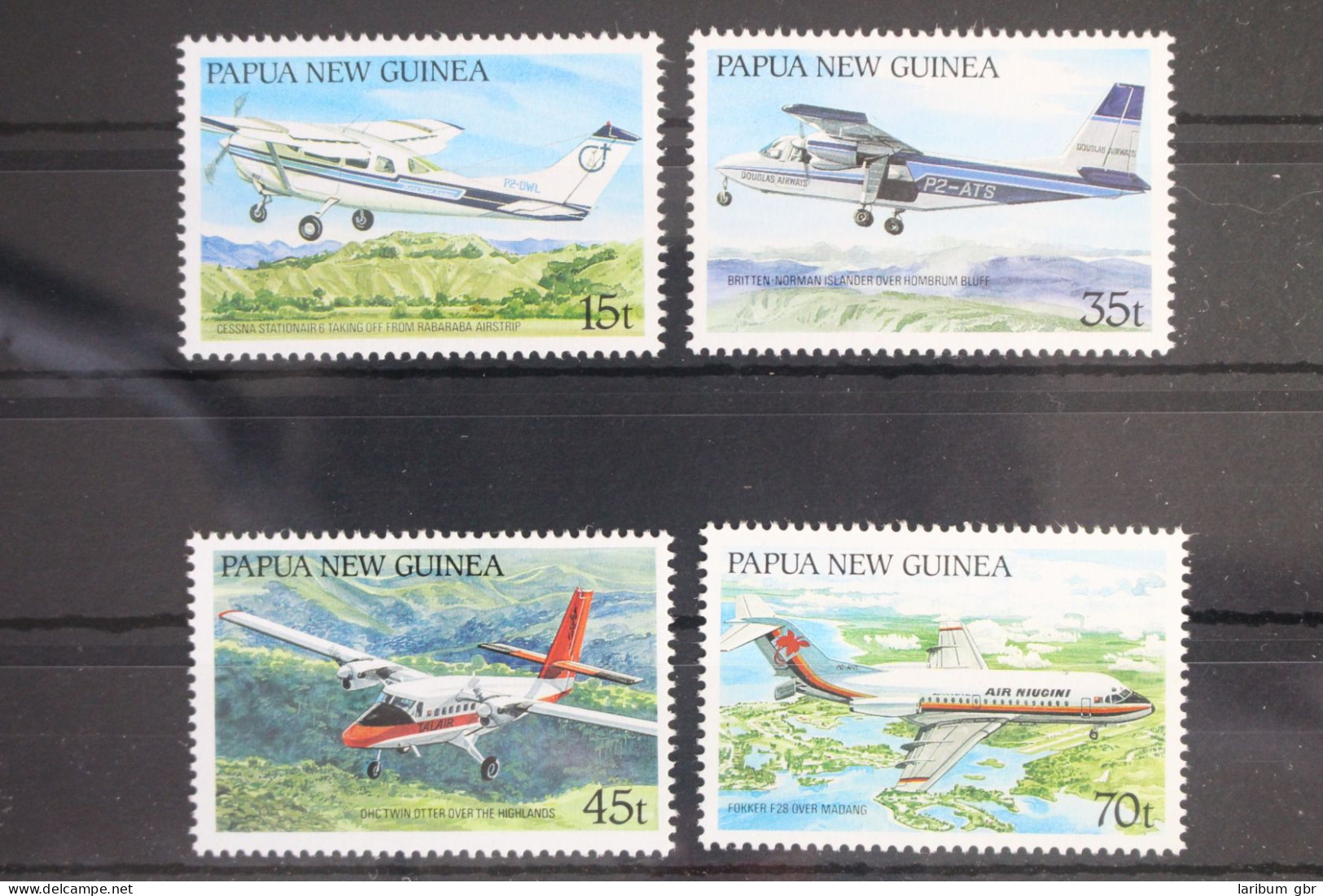 Papua Neuguinea 557-560 Postfrisch Flugzeuge #WW116 - Papua New Guinea