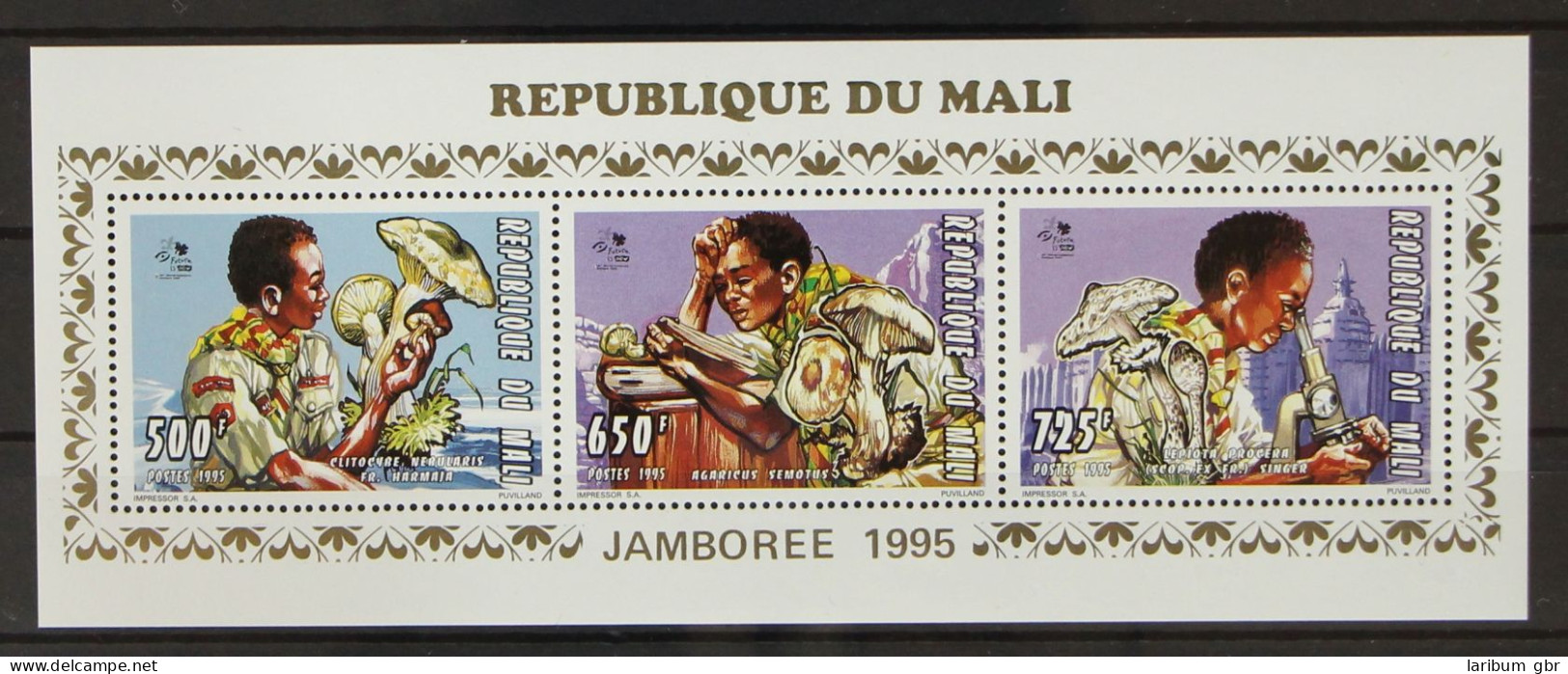 Mali 1354-1356 Postfrisch Kleinbogen / Pilze #GH203 - Mali (1959-...)