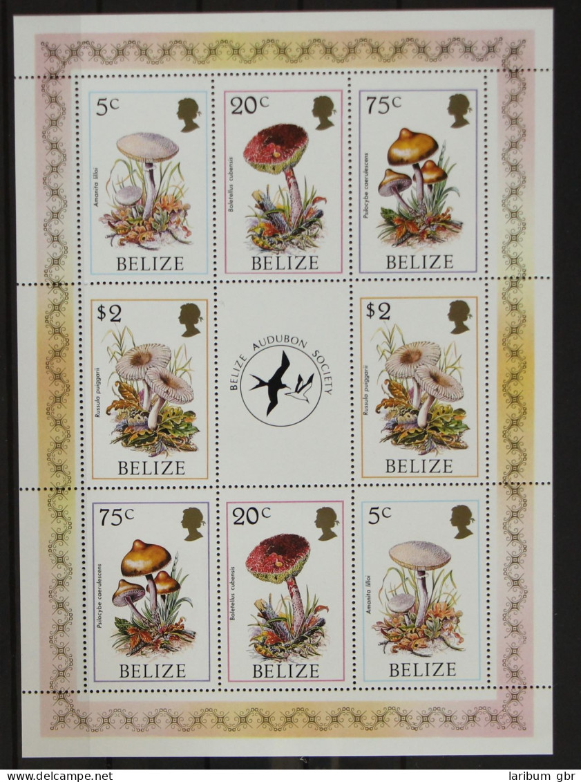 Belize 930-933 Postfrisch Kleinbogen / Pilz #GH088 - Belice (1973-...)