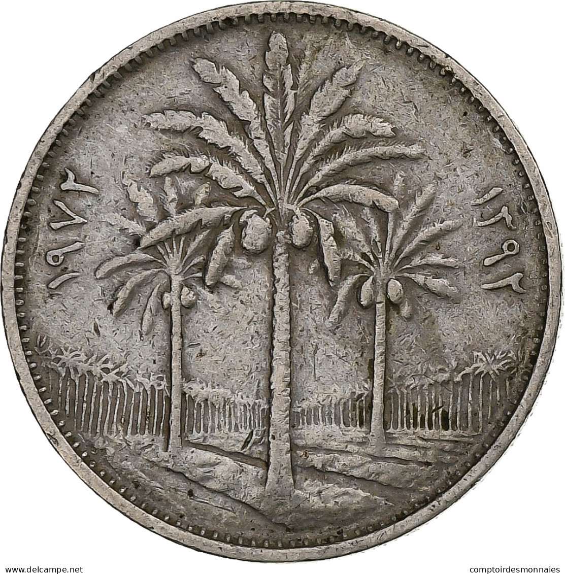 Iraq, 25 Fils, 1972/AH1392, Cupro-nickel, TTB, KM:127 - Iraq