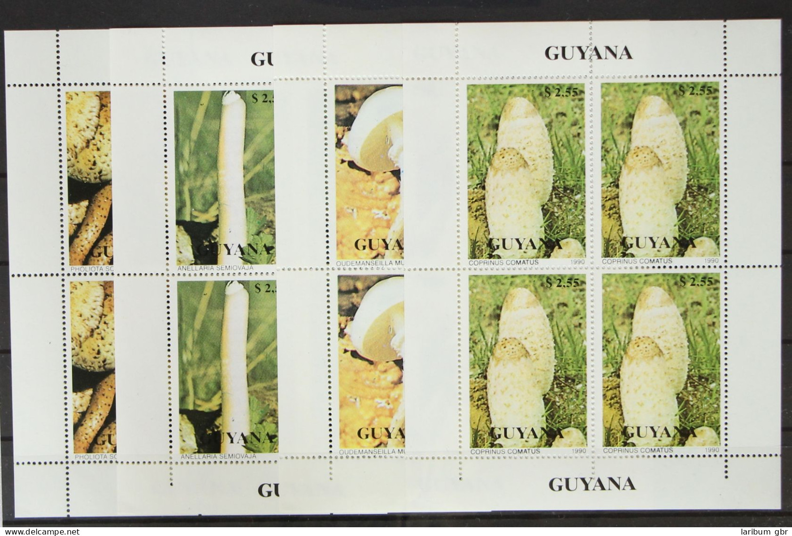 Guyana 3287-3290 Postfrisch Kleinbogensatz / Pilze #GH160 - Guiana (1966-...)