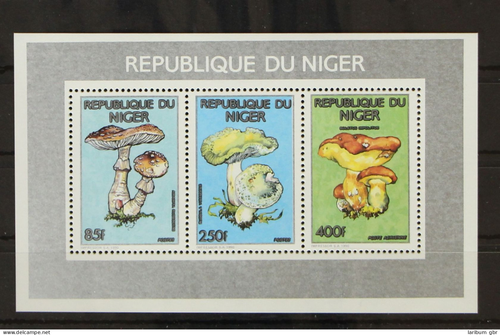 Niger 1108 Und 1111-1112 Postfrisch Kleinbogen / Pilze #GH235 - Niger (1960-...)