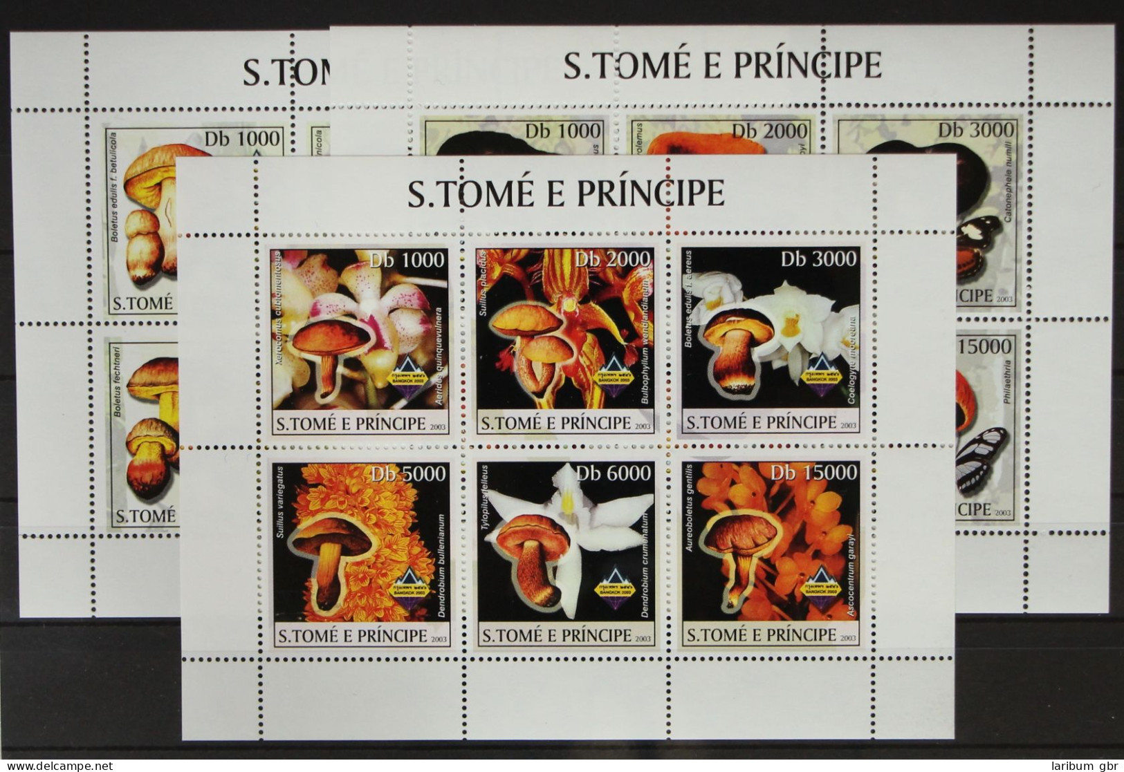 Sao Tome E Principe 1995-2012 Postfrisch Kleinbögen / Pilze #GH333 - Sao Tomé Y Príncipe