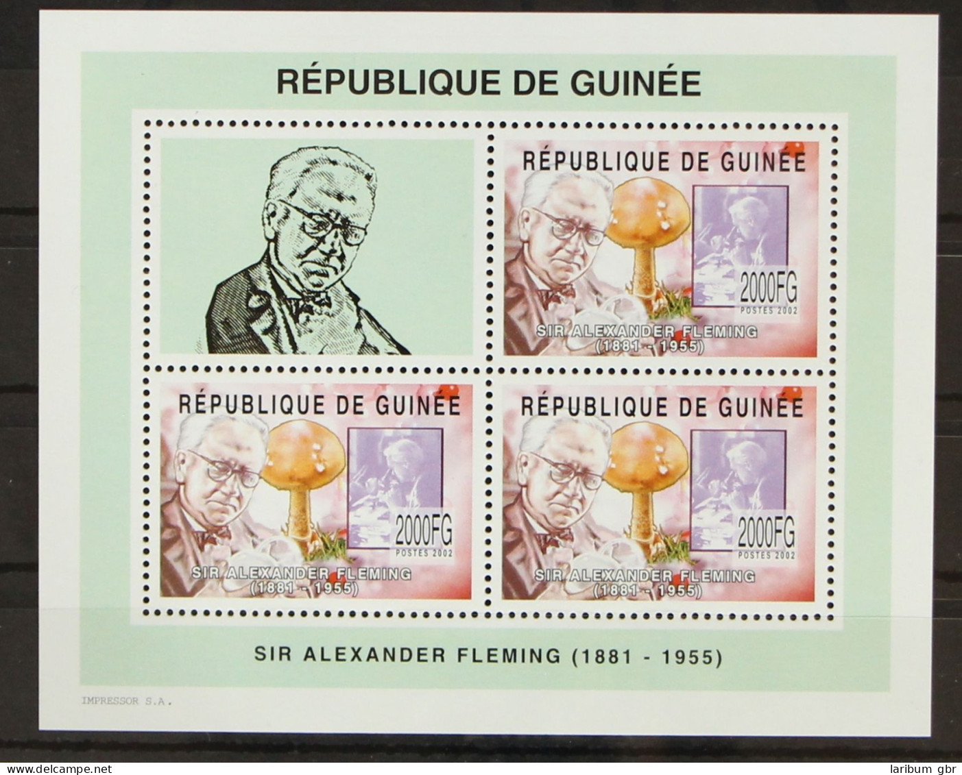 Guinea 3997 Postfrisch Kleinbogen I / Pilze #GH269 - República De Guinea (1958-...)